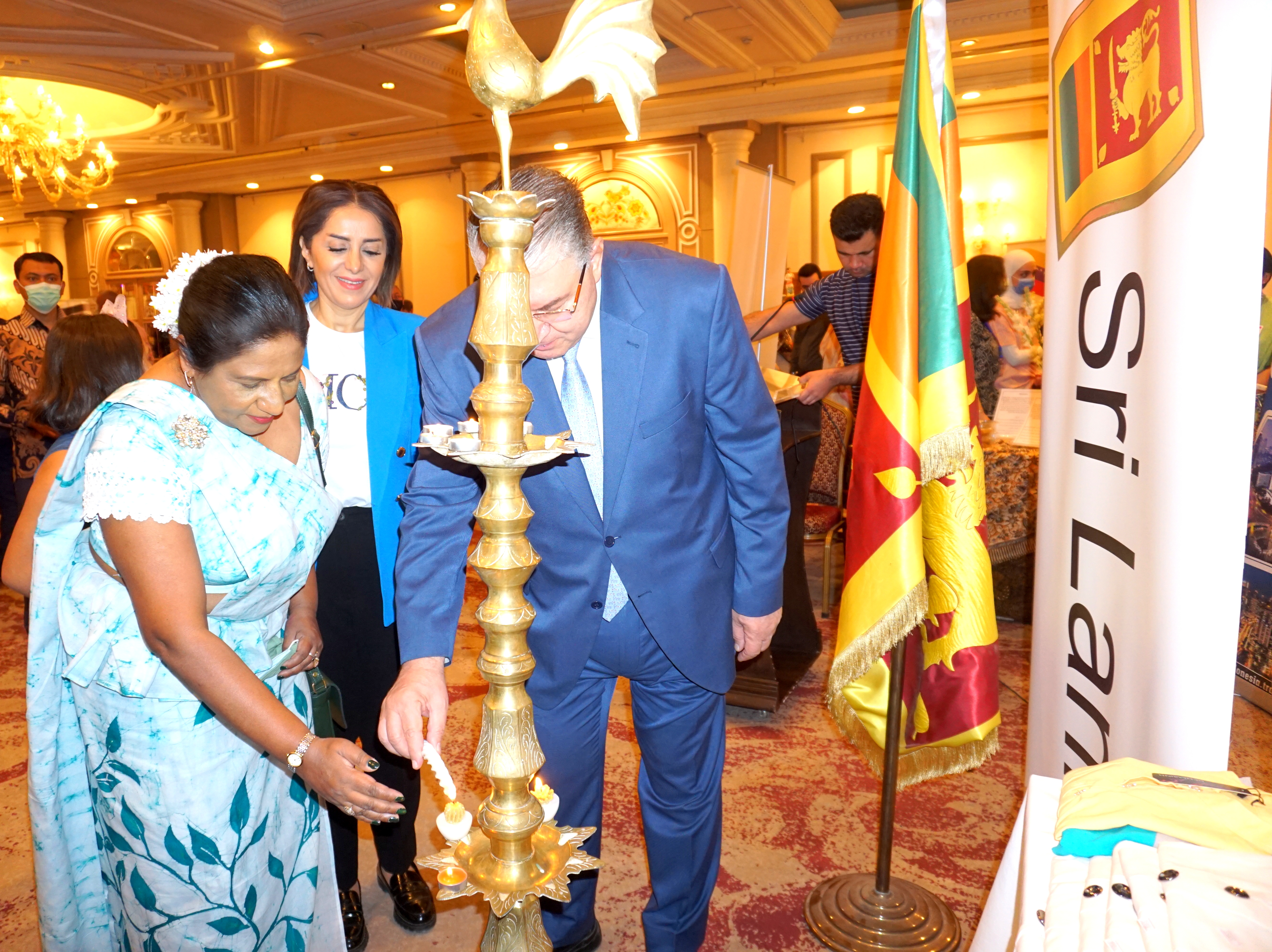 Ceylon Tea promotion at the International Bazaar of the Diplomatic Club Syria 